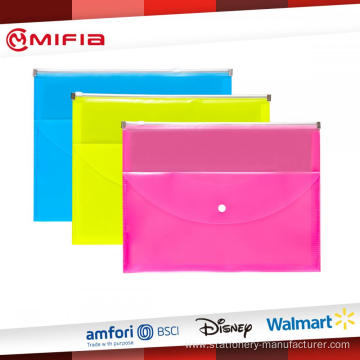 PP Coupon Size Envelope Folder with Zip Bag